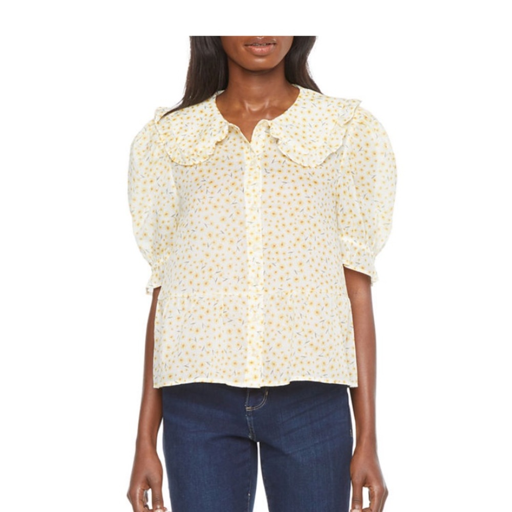 Petite Peplum Top